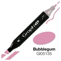 Μαρκαδόρος graph it twin tip bubblegum 5135 - Oz