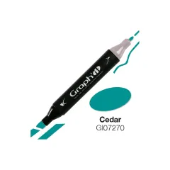 Μαρκαδόρος graph it twin tip cedar 7270 - Oz