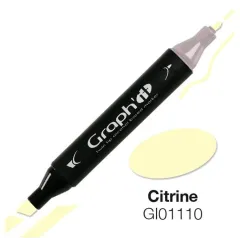 Μαρκαδόρος graph it twin tip citrine 1110 - Oz