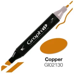Μαρκαδόρος graph it twin tip copper 2130 - Oz