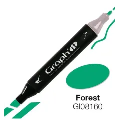 Μαρκαδόρος graph it twin tip forest 8160 - Oz
