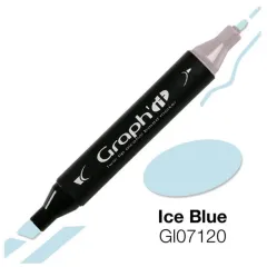 Μαρκαδόρος graph it twin tip ice blue 7120 - Oz