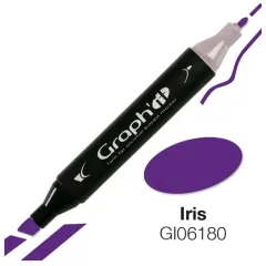 Μαρκαδόρος graph it twin tip iris 6180 - Oz