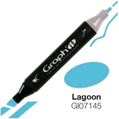 Μαρκαδόρος graph it twin tip lagoon 7145 - Oz
