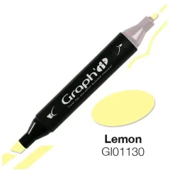 Μαρκαδόρος graph it twin tip lemon 1130 - Oz