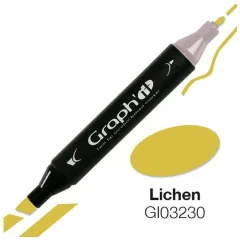 Μαρκαδόρος graph it twin tip lichen 3230 - Oz