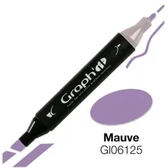 Μαρκαδόρος graph it twin tip mauve 6125 - Oz