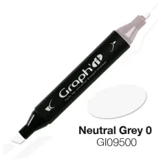 Μαρκαδόρος graph it twin tip neutral grey 0 9500 - Oz