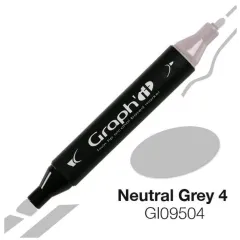 Μαρκαδόρος graph it twin tip neutral grey 5 9505 - Oz
