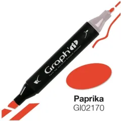 Μαρκαδόρος graph it twin tip paprika 2170 - Oz