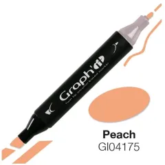 Μαρκαδόρος graph it twin tip peach 4175 - Oz