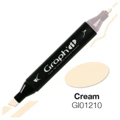 Μαρκαδόρος graph it twin tip cream 1210 - Oz