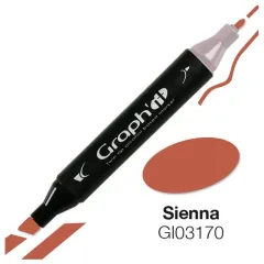 Μαρκαδόρος graph it twin tip sienna 3170 - Oz