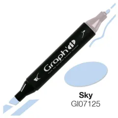 Μαρκαδόρος graph it twin tip sky 7125 - Oz