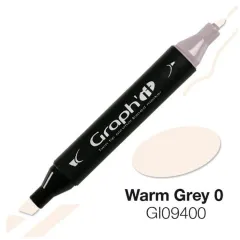 Μαρκαδόρος graph it twin tip warm grey 0 9400 - Oz