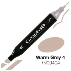 Μαρκαδόρος graph it twin tip warm grey 4 9404 - Oz