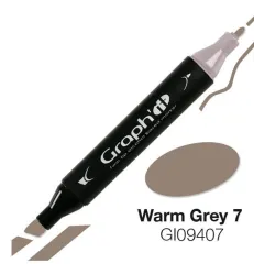 Μαρκαδόρος graph it twin tip warm grey 7 9407 - Oz