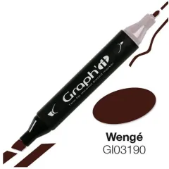 Μαρκαδόρος graph it twin tip wenge 3190 - Oz