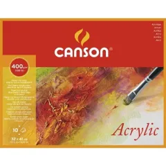 Μπλοκ canson acrylic 32x41cm 400gr. 50 φύλλα - Canson