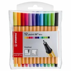 Μαρκαδόροι stabilo mini 88 σετ 12 τεμάχια - Stabilo