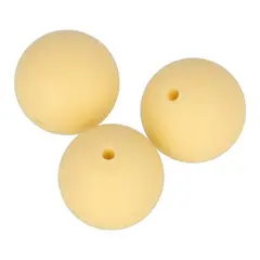 χάντρες σιλικόνης artemio 15mm παστέλ κίτρινο 3 τεμάχια - Artemio