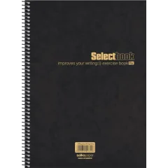 τετράδιο σπιράλ salko select a4 3 θέματα black premium - Salko