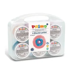 Δακτυλομπογιές primo περλέ 6x100gr. - Cmp primo