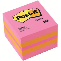 Αυτοκόλλητα χαρτάκια post-it 3m 51x51mm mini pink - 3m