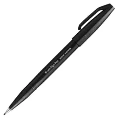 Μαρκαδόρος pentel πινέλο brush sign pen black - Pentel
