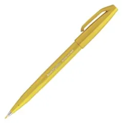 Μαρκαδόρος pentel πινέλο brush sign pen yellow - Pentel