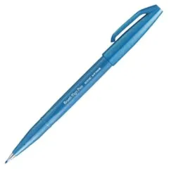 Μαρκαδόρος pentel πινέλο brush sign pen light blue - Pentel