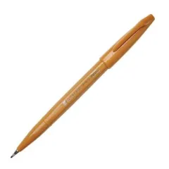 Μαρκαδόρος pentel πινέλο brush sign pen ochre - Pentel
