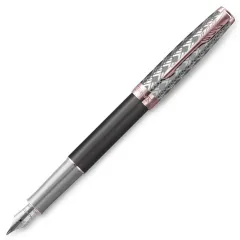 πένα parker sonnet premium metal grey pgt fpen 18k - Parker