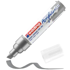 Μαρκαδόρος ακρυλικός edding 5000 silver 5-10mm - Edding