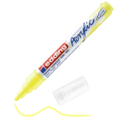 Μαρκαδόρος ακρυλικός edding 5100 fluorescent yellow 2-3mm - Edding