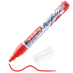 Μαρκαδόρος ακρυλικός edding 5100 traffic red 2-3mm - Edding