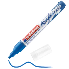 Μαρκαδόρος ακρυλικός edding 5100 gentian blue 2-3mm - Edding