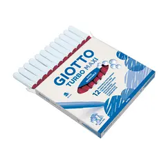 Μαρκαδόροι giotto turbomaxi κόκκινο 12 τεμάχια - Giotto
