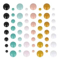 Αυτοκόλλητα enamel dots artemio 64 τεμάχια - Artemio
