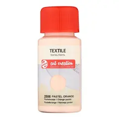 χρώμα για υφασμα talens textile 50ml pastel orange 2506 - Talens