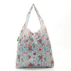 τσάντα recycled shopping bag eco chic owls - Eco chic
