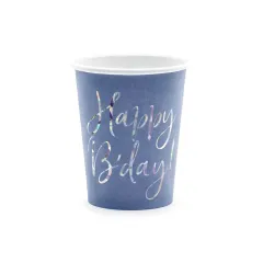 ποτήρια happy bday 220ml 6 τεμάχια - Partydeco