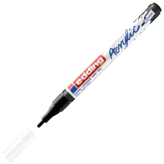 Μαρκαδόρος ακρυλικός edding 5300 black 1-2mm - Edding