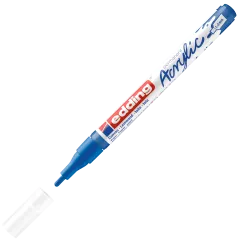 Μαρκαδόρος ακρυλικός edding 5300 gentian blue 1-2mm - Edding