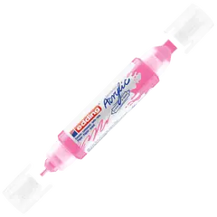 Μαρκαδόρος ακρυλικός διπλός edding 5400 2-3mm/5-10mm fluorescent pink - Edding