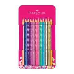 Ξυλομπογιές faber castell sparkle 12 χρώματα - Faber castell