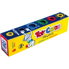 Δακτυλομπογιές toy color 25ml x 6 χρώματα - Toycolor