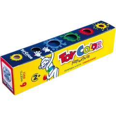 Δακτυλομπογιές toy color 25ml x 6 χρώματα - Toycolor