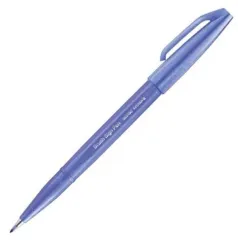 Μαρκαδόρος pentel πινέλο brush sign pen blue violet - Pentel