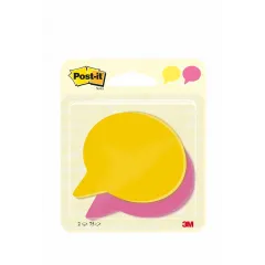 Αυτοκόλλητα χαρτάκια post-it 3m σύννεφο ομιλίας 2x75 φύλλα - 3m